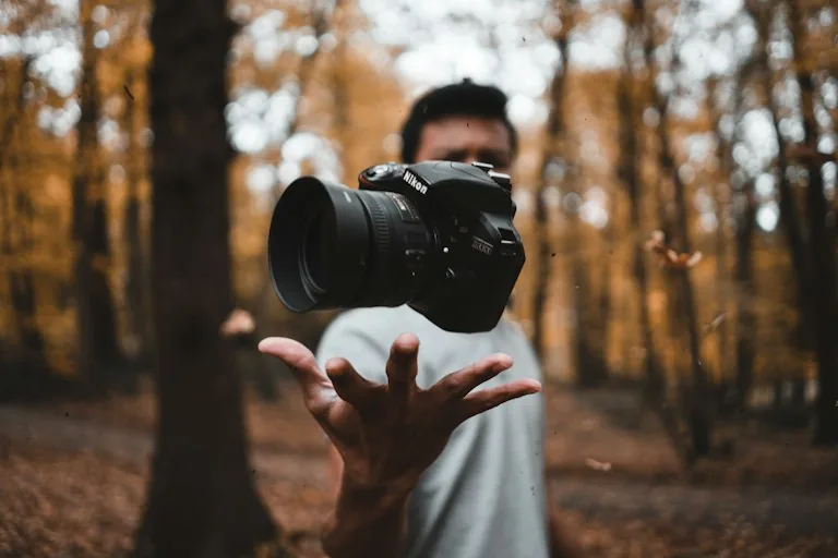 Image compressor tool reducing a large photo down to a much smaller file size