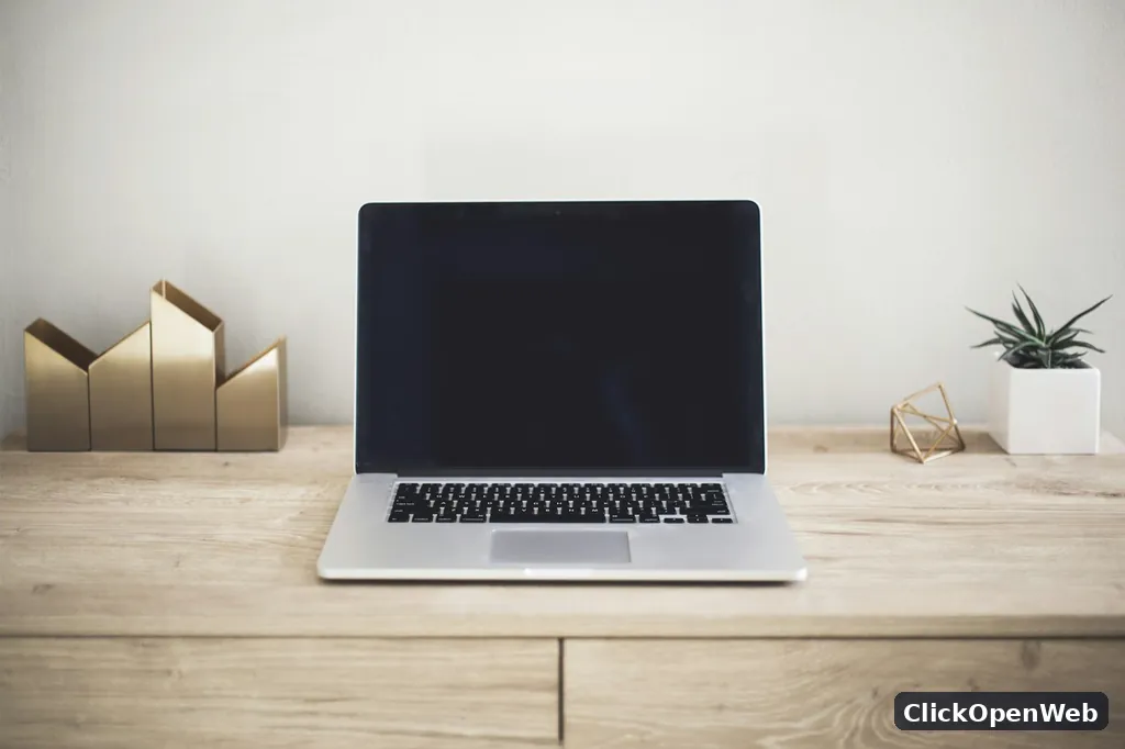 M4 MacBook Air review, Sky Blue MacBook Air open on a wooden desk at an angle showing its thin aluminum profile and Liquid Retina display