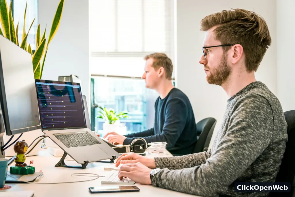 VS Code editor with extensions on developer screen